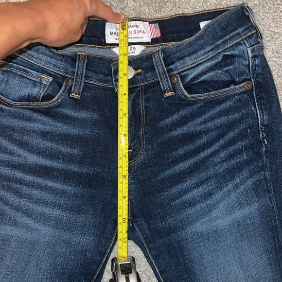 Lucky Brand low rise White Oak Cone Denim skinny jeans size 0/25 regular 💙 - Picture 6 of 16